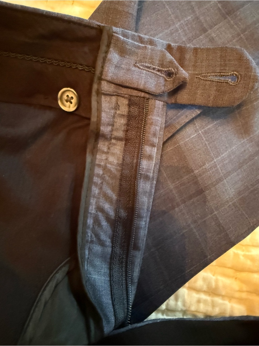 Coppley Reda Super 110’s Custom 3 Piece Plaid Wool Suit ~40R - Picture 12 of 12